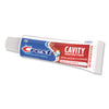 Crest® Cavity Protection Toothpaste, Personal Size, 0.85 oz Tube, 240/Carton Toothpaste - Office Ready