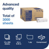 Tork® Xpress® Compressed Multifold Hand Towels, 1-Ply, 8.3 x 9.25, White, 250/Pack, 12 Packs/Carton Multifold Paper Towels - Office Ready