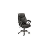 Alera® Fulford Bonded Leather High-Back Manager's Chair, Supports Up to 275 lb, 18.62 to 22.56 Seat Height, Black Seat/Back/Base Office Chairs - Office Ready