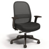 Alera® Kempton Ergonomic Fabric Mesh Swivel Task Chair, Supports Up to 275 lb, 18.31 to 22.17 Seat Height, Black Seat/Back/Base Office Chairs - Office Ready