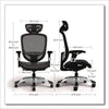 Alera® Minerva Ergonomic Mesh Swivel Task Chair, Supports Up to 275 lb, 17.24 to 20.98 Seat Height, Black Seat/Back, Silver Base Office Chairs - Office Ready