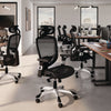 Alera® Minerva Ergonomic Mesh Swivel Task Chair, Supports Up to 275 lb, 17.24 to 20.98 Seat Height, Gray Seat/Back, Silver Base Office Chairs - Office Ready