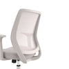 Alera® Wessex Ergonomic Fabric Mesh Swivel Task Chair, Supports Up to 275 lb, 17.09 to 20.83 Seat Height, Gray Seat/Back, White Base Office Chairs - Office Ready