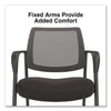 Alera® Wessex Mesh Fabric Guest Chair, 24.41 x 23.62 x 35.04, Black Seat, Black Back, Black Base Guest & Reception Chairs - Office Ready