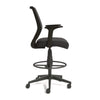 Alera® Wessex Drafting Stool, Mesh Back, Supports Up to 275 lb, 27.95 to 33.66 Seat Height, Black Seat, Black Back, Black Base Drafting & Task Stools - Office Ready
