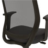 Alera® Wessex Drafting Stool, Mesh Back, Supports Up to 275 lb, 27.95 to 33.66 Seat Height, Black Seat, Black Back, Black Base Drafting & Task Stools - Office Ready