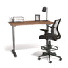 Alera® Wessex Drafting Stool, Mesh Back, Supports Up to 275 lb, 27.95 to 33.66 Seat Height, Black Seat, Black Back, Black Base Drafting & Task Stools - Office Ready