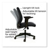 Alera® Wessex Ergonomic Fabric Task Chair, Supports Up to 275 lb, 17.13 to 20.83 Seat Height, Black Seat/Back, Black Base Office Chairs - Office Ready