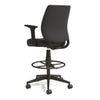 Alera® Wessex Drafting Stool, Fabric, Supports Up to 275 lb, 27.95 to 33.66 Seat Height, Black Seat, Black Back, Black Base Drafting & Task Stools - Office Ready