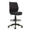 Alera® Wessex Drafting Stool, Fabric, Supports Up to 275 lb, 27.95 to 33.66 Seat Height, Black Seat, Black Back, Black Base Drafting & Task Stools - Office Ready