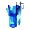 San Jamar® Saf-T-Scoop & Guardian System For Ice Machines, 12 oz to 16 oz Ice Scoop, Transparent Blue, 50/Carton Scoops - Office Ready