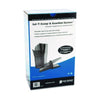 San Jamar® Saf-T-Scoop & Guardian System For Ice Machines, 12 oz to 16 oz Ice Scoop, Transparent Blue, 50/Carton Scoops - Office Ready