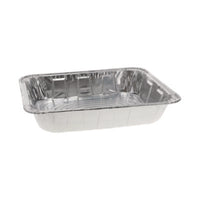 Pactiv Evergreen Aluminum Steam Table Pan, Half-Size Deep, 2.6