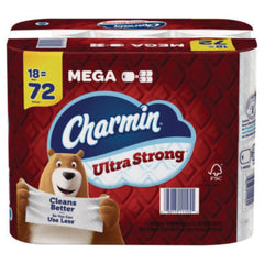 Charmin® Ultra Strong Bathroom Tissue, Septic Safe, 2-Ply, White, 220 Sheet/Roll, 18/Pack