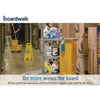 Boardwalk® One-Ply Paper Wipers, 9.84 x 9.06, White, 125 Wipers/Box, 18 Boxes/Carton Disposable Dry Wipes - Office Ready