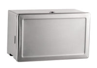 Bobrick Surface-Mounted Paper Towel Dispenser, 12.13 x 6.13 x 7.25, Satin Finish Stainless Steel Folded Towel Dispensers - Office Ready