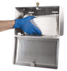 Bobrick Surface-Mounted Paper Towel Dispenser, 12.13 x 6.13 x 7.25, Satin Finish Stainless Steel Folded Towel Dispensers - Office Ready