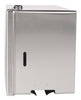 Bobrick Surface-Mounted Paper Towel Dispenser, 12.13 x 6.13 x 7.25, Satin Finish Stainless Steel Folded Towel Dispensers - Office Ready