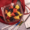 Dart® ClearPac® SafeSeal rPET Tamper-Resistant/Evident Containers, Embossed Bottom, 32 oz, 6.37 x 7.15 x 2.58, Clear, 200/Carton Takeout Food Containers - Office Ready