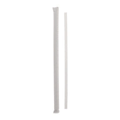 Pactiv Evergreen Giant Paper-Wrapped Straw, 10.25", Translucent, 1,800/Carton