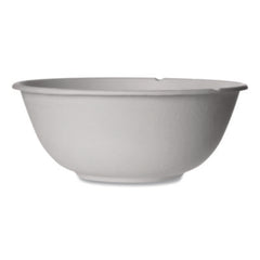 Eco-Products® Vanguard Renewable and Compostable Sugarcane Bowls, 46 oz, White, 400/Carton