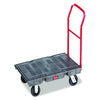 Rubbermaid® Commercial Heavy-Duty Platform Truck, 2,000 lb Capacity, 24 x 48 Platform, Black Platform Trucks - Office Ready
