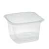 Pactiv Evergreen PET Square Container, 16 oz, 4 x 4 x 3, Clear, Plastic, 480/Carton Storage Food Containers - Office Ready