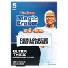 Mr. Clean® Magic Eraser, Ultra-Thick, 4.6" x 2.3", 1.2" Thick, White, 5/Pack, 2 Packs/Carton Scrub Sponges - Office Ready