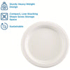 Dixie® Ultra® Heavy-Weight Paper Plates, 10" dia, White, 125/Pack, 4 Packs/Carton Plates - Office Ready