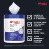 WypAll® Hydrogen Peroxide Disinfecting Wipes, 1-Ply, 7 x 5.75, Fresh Scent, White, 185 Wipes/Canister Cleaner/Detergent Wet Wipes - Office Ready