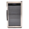 Avanti 3 Cu. Ft. Refrigerator/Beverage Cooler, 18.75 x 19.5 x 33.75, Black/Stainless Steel Framed Glass Door Counter Height Refrigerators - Office Ready
