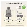 HON® Altern Mesh Mid-Back Task Chair, 17.95 to 21.1 Seat Height, Gray Seat, Gray/White Back, White Base Office Chairs - Office Ready