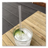 Boardwalk® Giant Straws, 7.75", Polypropylene, Clear, 1,500/Carton Unwrapped Straws - Office Ready