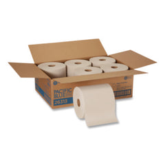 Georgia Pacific® Professional Pacific Blue Basic Recycled Paper Towel Roll, 1-Ply, 7.87 " x 1,000 ft, Brown, 6/Carton