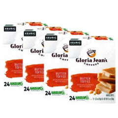 Gloria Jean's® Butter Toffee Coffee K-Cups®, 96/Carton
