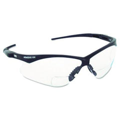 KleenGuard™ Nemesis* Readers Safety Glasses, Black Frame, Smoke Lens, +2.0 Diopter Strength