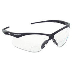 KleenGuard™ Nemesis* Readers Safety Glasses, Black Frame, Smoke Lens, +2.0 Diopter Strength