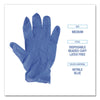 Boardwalk® Disposable General-Purpose Nitrile Gloves, Medium, Blue, 4 mil, 100/Box Disposable Work Gloves, Nitrile - Office Ready