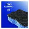 O-Cedar® Scrunge Heavy Duty Sponge, 2.63" x 4.25", 1" Thick, Black/Blue, 2/Pack Scrub Sponges - Office Ready