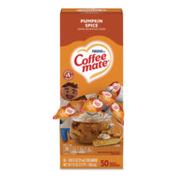 Coffee mate® Liquid Coffee Creamer, Pumpkin Spice, 0.38 oz Mini Cups, 50/Box Coffee Creamers - Office Ready