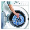 O-Cedar® Rinse Clean Refill, Microfiber, Custom Size for Rinse Clean Mop Systems, Blue/White, 2/Pack Wet Mop Heads - Office Ready