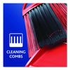 O-Cedar® One Sweep Broom with Dustpan, 53.88" Handle, Red/Black/Gray Traditional Angled Brooms - Office Ready