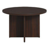 Alera® Seville Round Conference Table, Round, 48" Diameter, Mahogany Conference Tables - Office Ready
