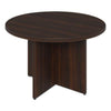 Alera® Seville Round Conference Table, Round, 48" Diameter, Mahogany Conference Tables - Office Ready