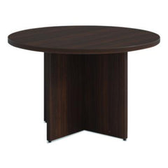 Alera® Seville Round Conference Table, Round, 48" Diameter, Mahogany