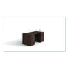 Alera® Seville Series Double Pedestal Desk, 60" x 30" x 29", Mahogany Pedestal Office Desks - Office Ready