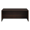 Alera® Seville Series Desk Shell, 72" x 36" x 29", Mahogany Desk Shells - Office Ready