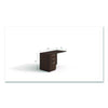 Alera® Seville Series Desk Return With Pedestal, Left, 48" x 24" x 29", Mahogany Left Returns - Office Ready