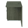 Alera® Seville Series Desk Return With Pedestal, Left, 48" x 24" x 29", Walnut Left Returns - Office Ready