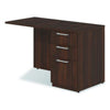 Alera® Seville Series Desk Return With Pedestal, Right, 48" x 24" x 29", Mahogany Right Returns - Office Ready